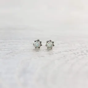Opal Sunburst Earrings